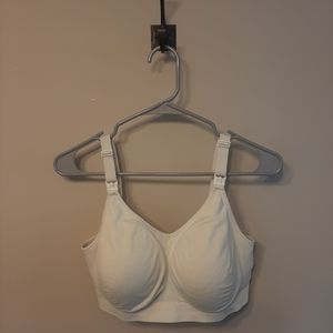 Bravado Designs Body Silk Seamless Nursing Bra XL Full Cup Antique White